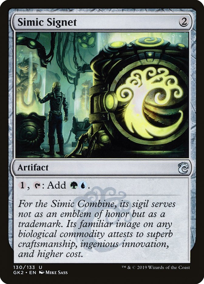Simic Signet [Ravnica Allegiance Guild Kit] | Gamers Paradise