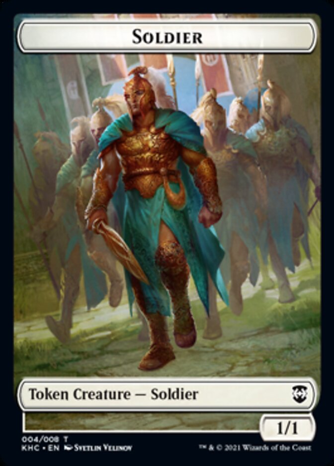 Soldier Token [Kaldheim Commander Tokens] | Gamers Paradise