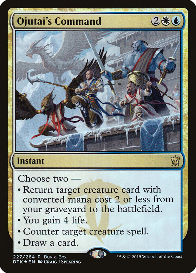 Ojutai's Command (Buy-A-Box) [Dragons of Tarkir Promos] | Gamers Paradise