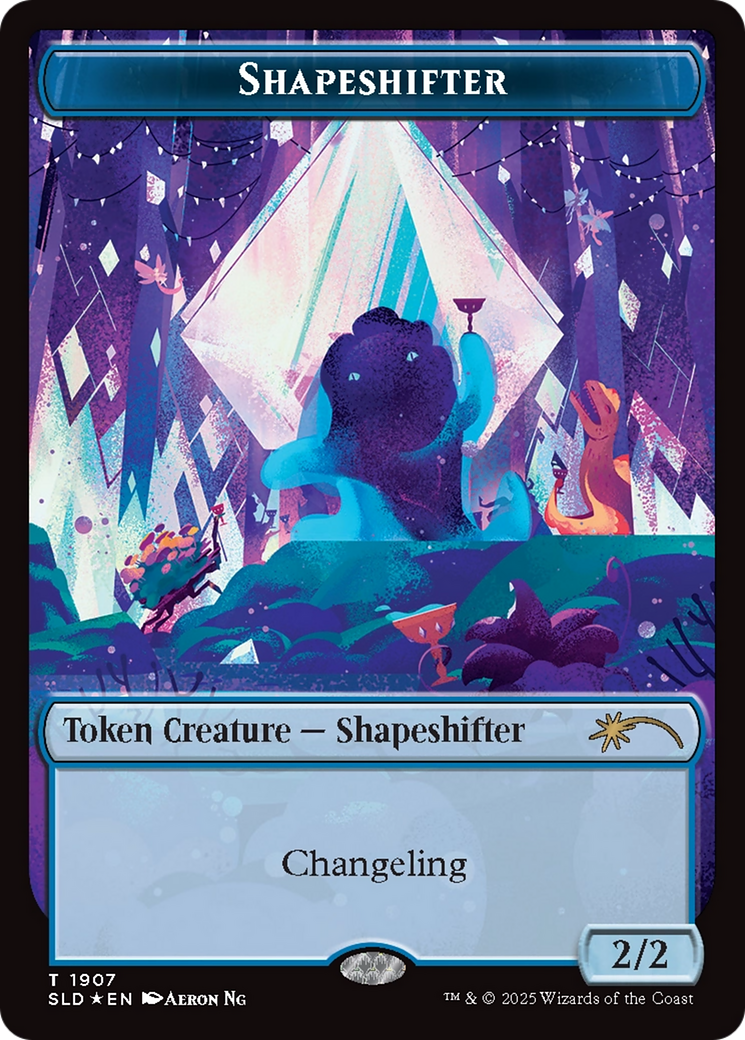 Shapeshifter Token (1907) (Double Rainbow Foil) [Secret Lair Drop Series] | Gamers Paradise
