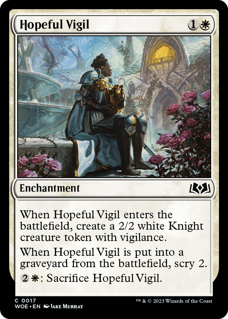 Hopeful Vigil [Wilds of Eldraine] | Gamers Paradise