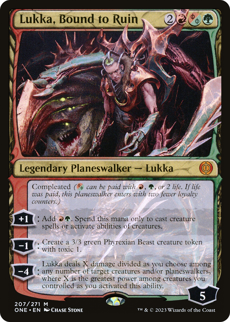 Lukka, Bound to Ruin [Phyrexia: All Will Be One] | Gamers Paradise