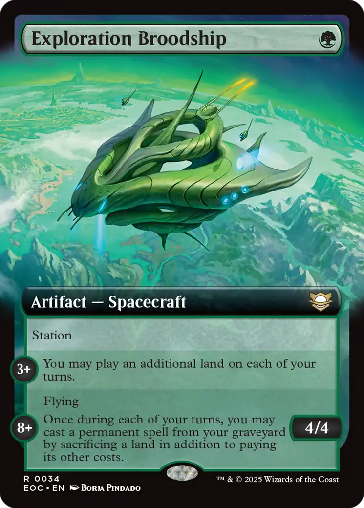 Exploration Broodship (Extended Art) [Edge of Eternities Commander] | Gamers Paradise