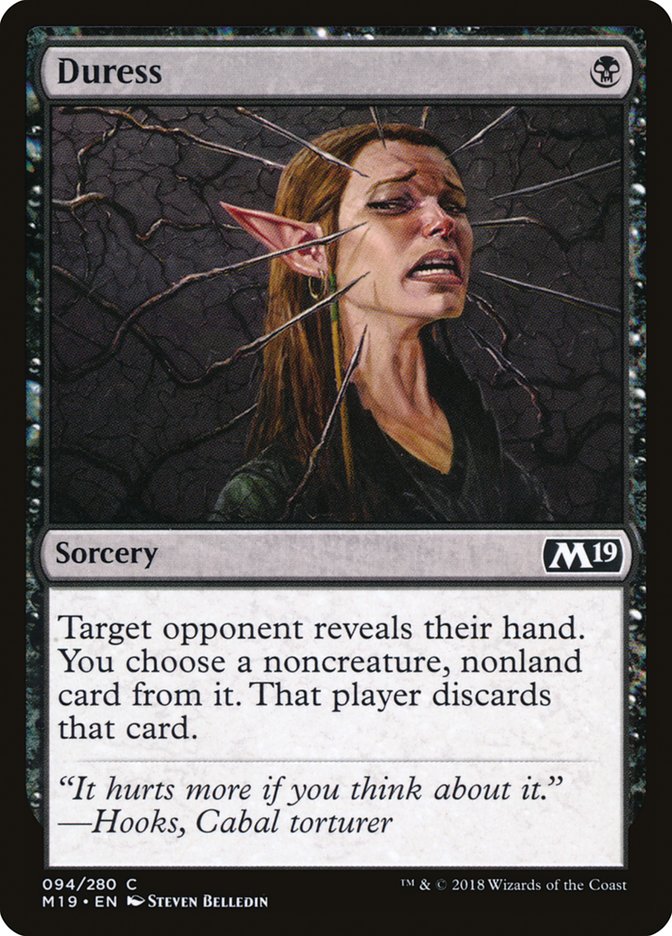 Duress [Core Set 2019] | Gamers Paradise