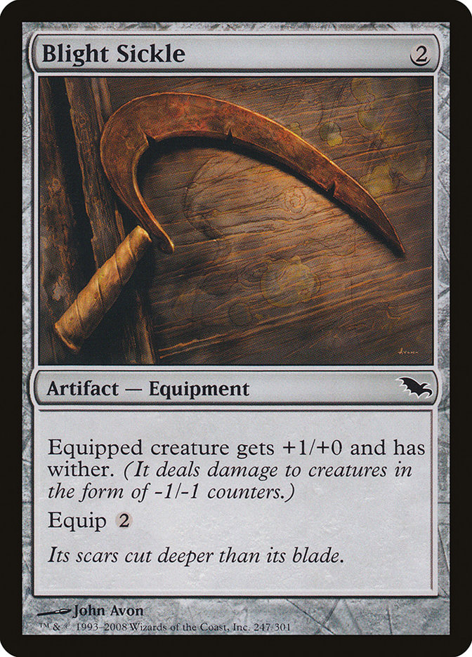 Blight Sickle [Shadowmoor] | Gamers Paradise
