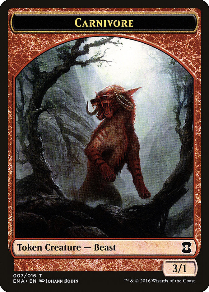 Carnivore Token [Eternal Masters Tokens] | Gamers Paradise