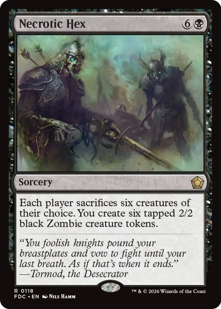 Necrotic Hex [Foundations Commander] | Gamers Paradise