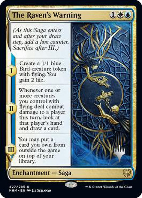 The Raven's Warning (Promo Pack) [Kaldheim Promos] | Gamers Paradise