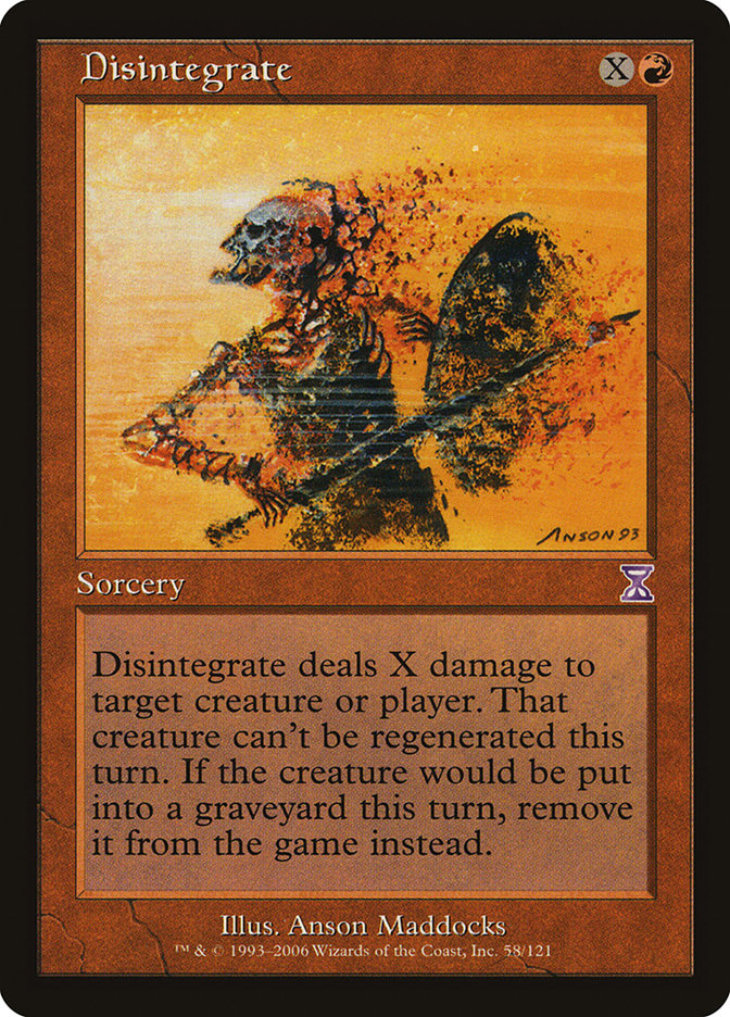 Disintegrate [Time Spiral Timeshifted] | Gamers Paradise