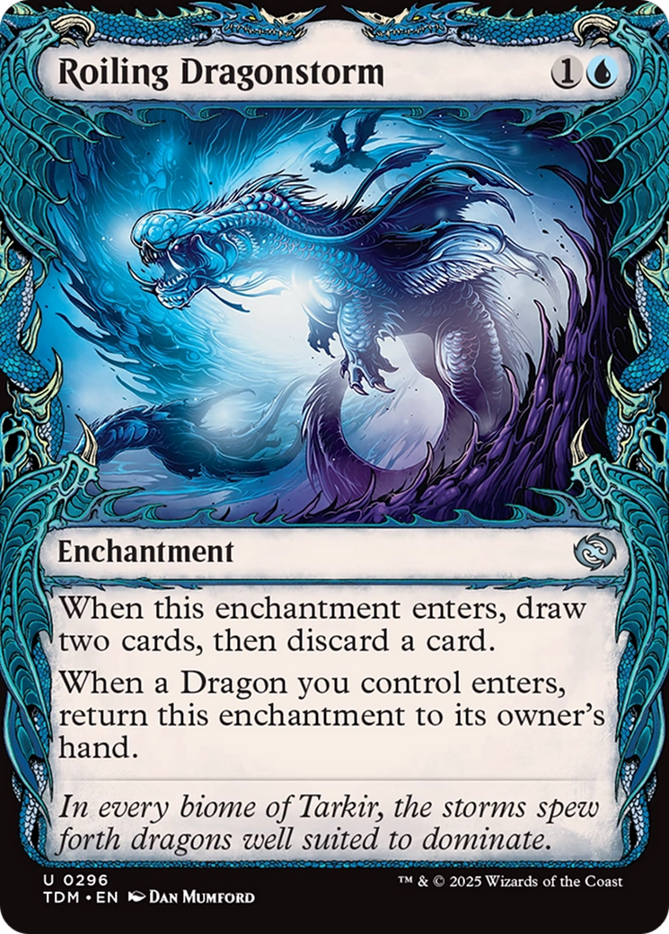 Roiling Dragonstorm (Showcase) [Tarkir: Dragonstorm] | Gamers Paradise