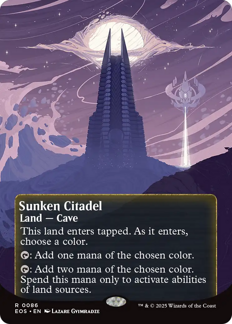 Sunken Citadel (0086) (Borderless) [Edge of Eternities: Stellar Sights] | Gamers Paradise