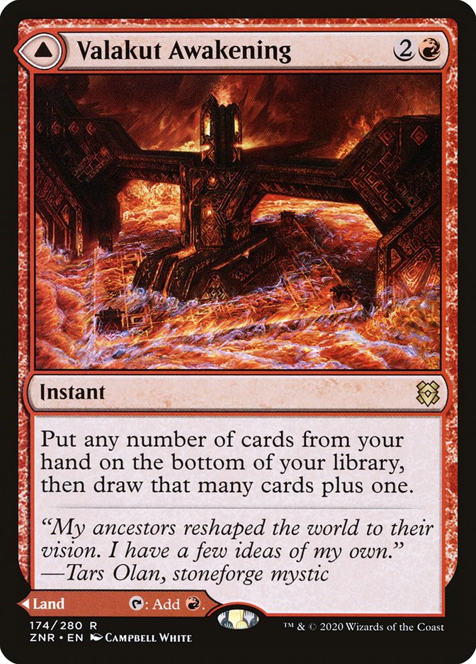 Valakut Awakening // Valakut Stoneforge [Zendikar Rising] | Gamers Paradise