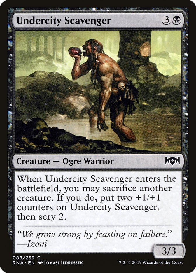 Undercity Scavenger [Ravnica Allegiance] | Gamers Paradise