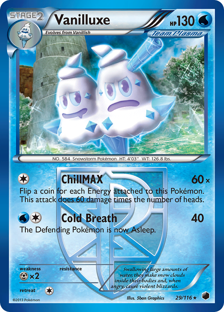 Vanilluxe (29/116) [Black & White: Plasma Freeze] | Gamers Paradise