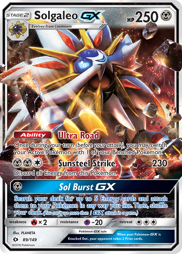 Solgaleo GX (89/149) [Sun & Moon: Base Set] | Gamers Paradise
