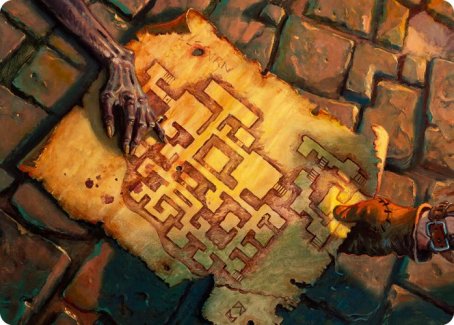 Dungeon Map Art Card [Dungeons & Dragons: Adventures in the Forgotten Realms Art Series] | Gamers Paradise