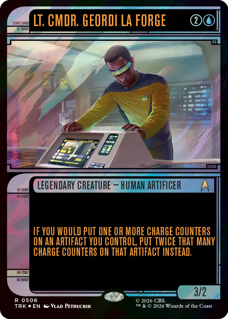 Lt. Cmdr. Geordi La Forge (Showcase) (Surge Foil) [Star Trek] | Gamers Paradise