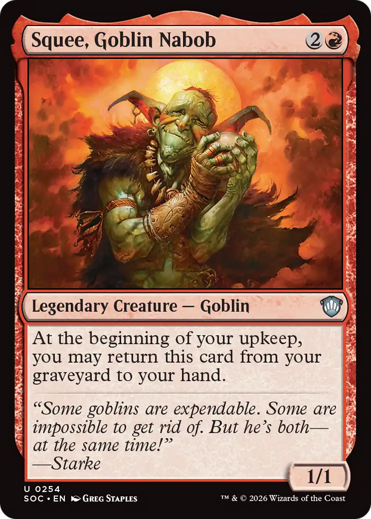 Squee, Goblin Nabob [Secrets of Strixhaven Commander] | Gamers Paradise