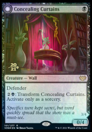 Concealing Curtains // Revealing Eye [Innistrad: Crimson Vow Prerelease Promos] | Gamers Paradise