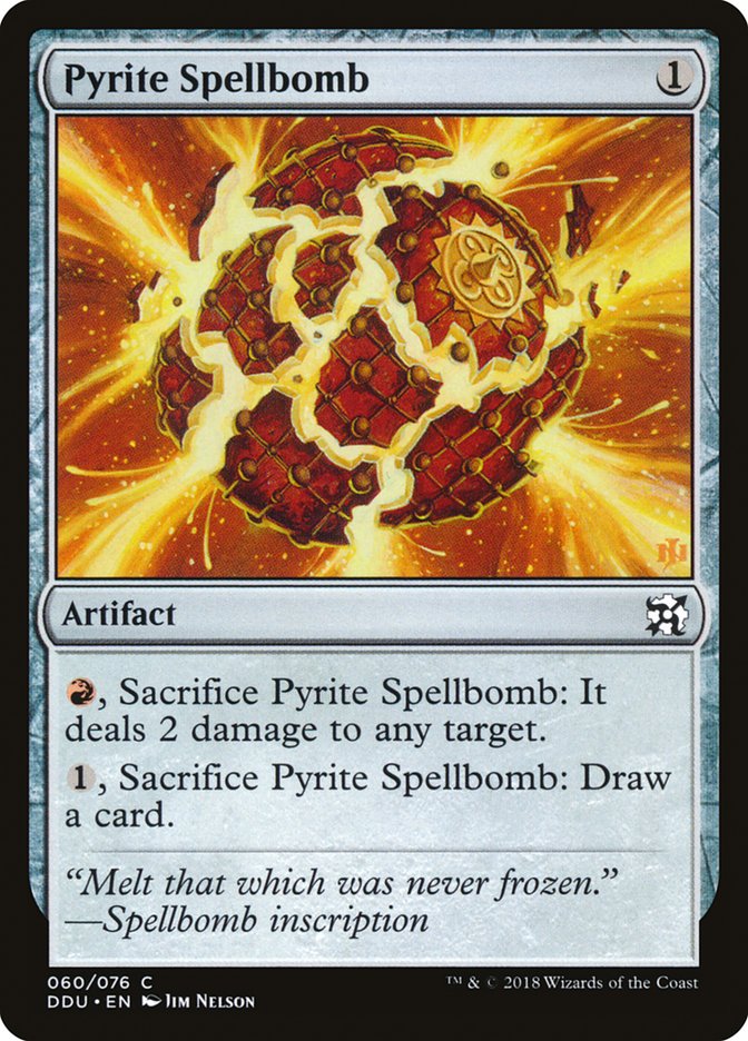 Pyrite Spellbomb [Duel Decks: Elves vs. Inventors] | Gamers Paradise