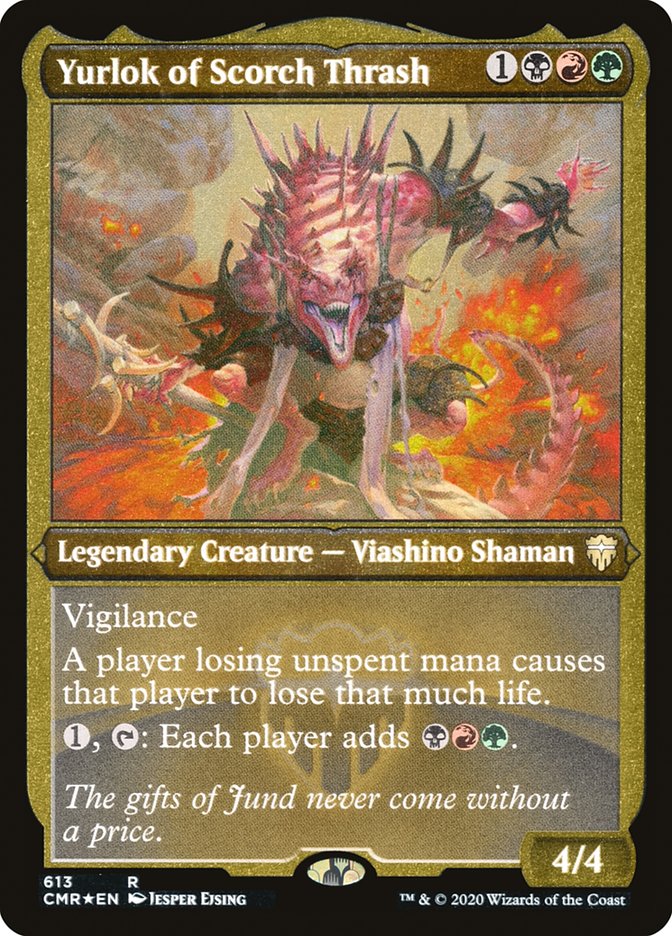 Yurlok of Scorch Thrash (Etched) [Commander Legends] | Gamers Paradise