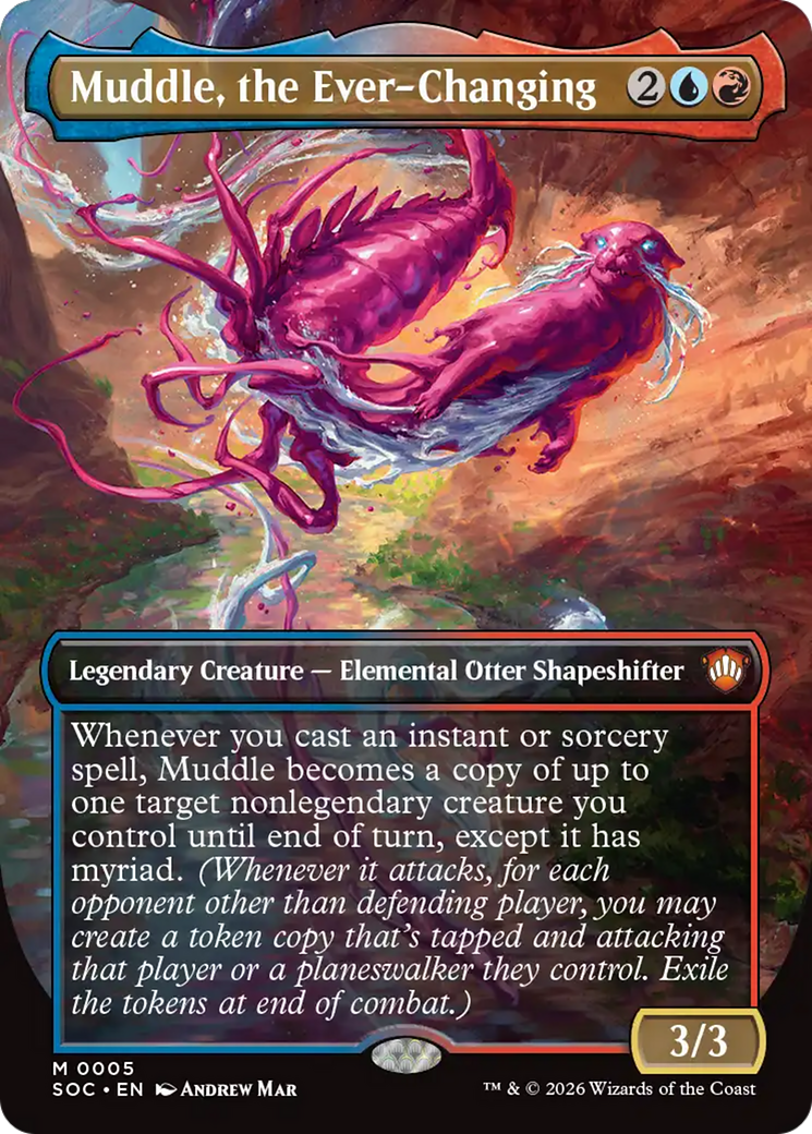 Muddle, the Ever-Changing (Borderless) [Secrets of Strixhaven Commander] | Gamers Paradise