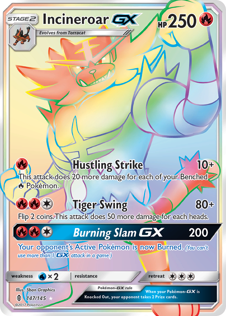 Incineroar GX (147/145) [Sun & Moon: Guardians Rising] | Gamers Paradise