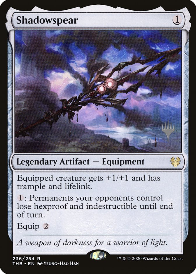 Shadowspear (Promo Pack) [Theros Beyond Death Promos] | Gamers Paradise