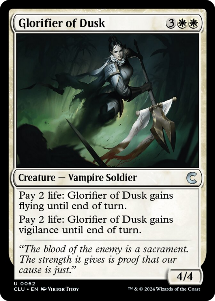Glorifier of Dusk [Ravnica: Clue Edition] | Gamers Paradise