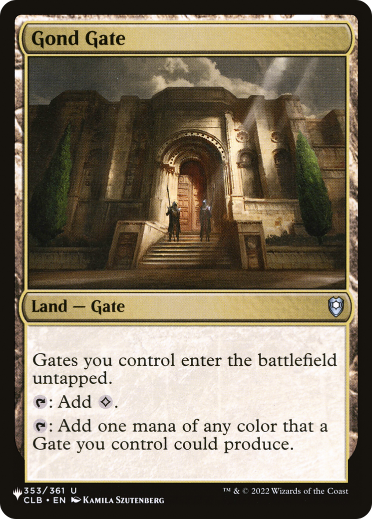 Gond Gate [The List] | Gamers Paradise