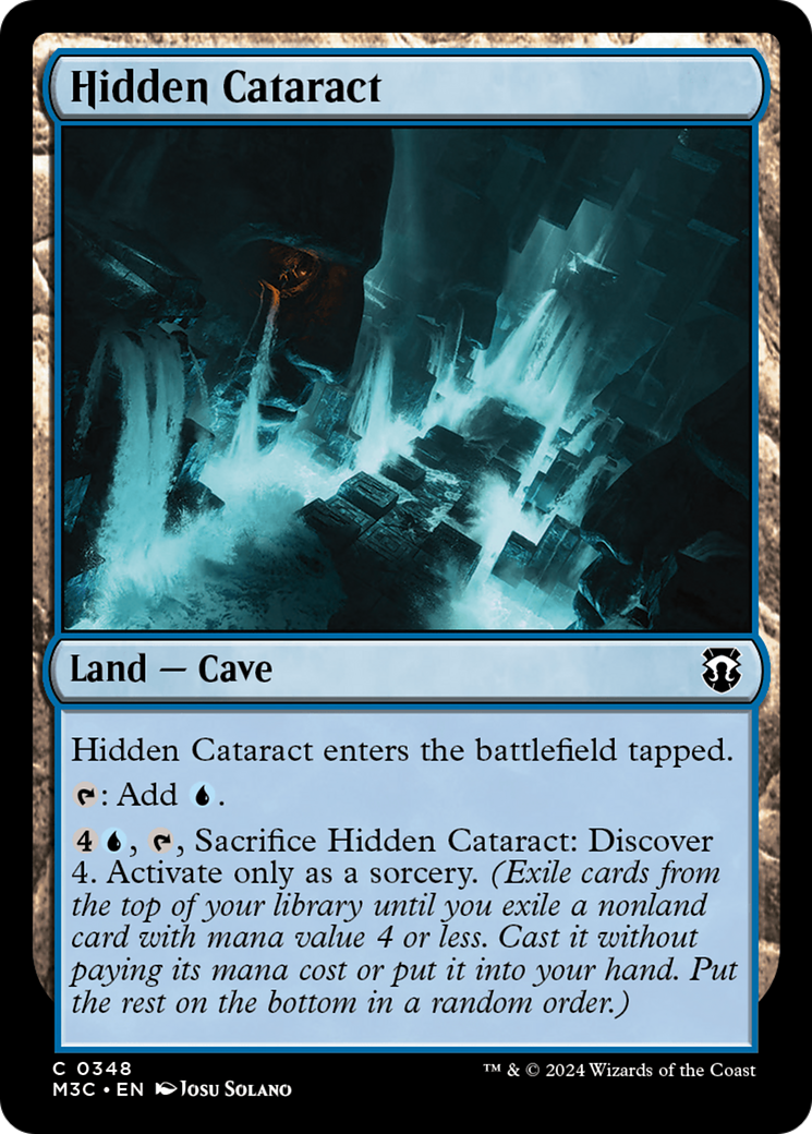 Hidden Cataract (Ripple Foil) [Modern Horizons 3 Commander] | Gamers Paradise