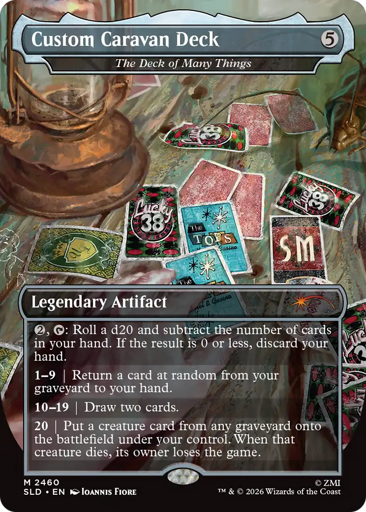 Custom Caravan Deck - The Deck of Many Things [Secret Lair Drop Series] | Gamers Paradise