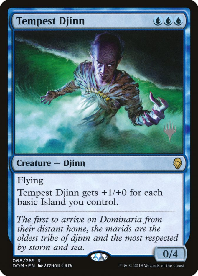 Tempest Djinn (Promo Pack) [Dominaria Promos] | Gamers Paradise