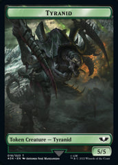 Tyranid (017) // Tyranid (018) Double-Sided Token (Surge Foil) [Warhammer 40,000 Tokens] | Gamers Paradise