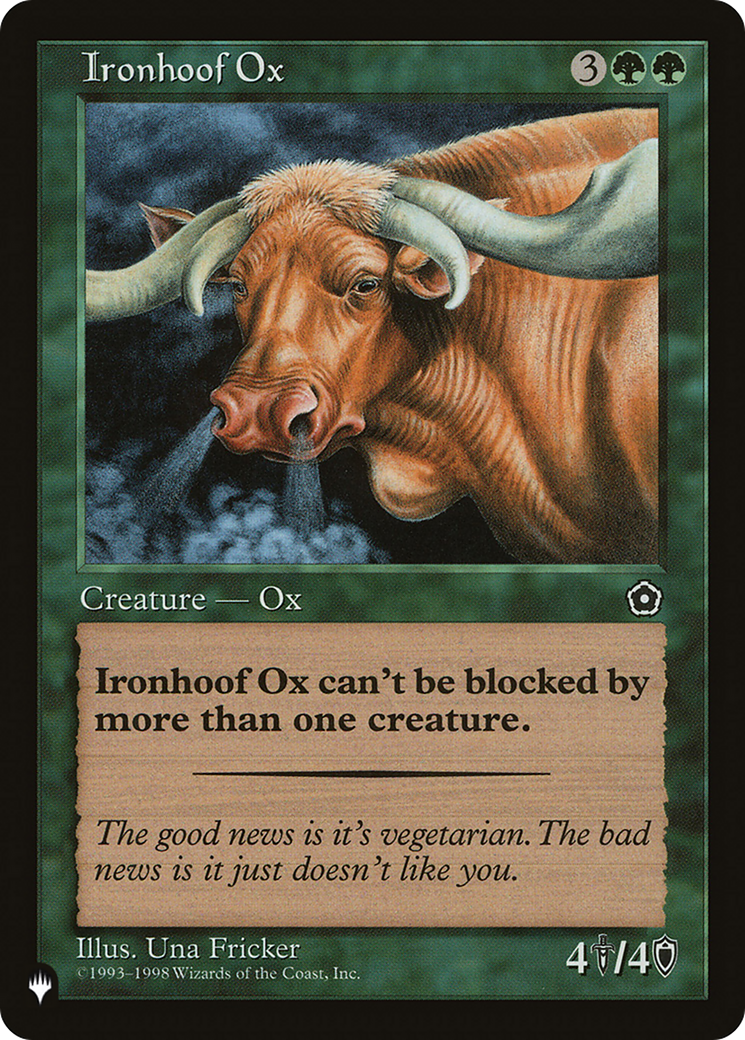 Ironhoof Ox [The List Reprints] | Gamers Paradise