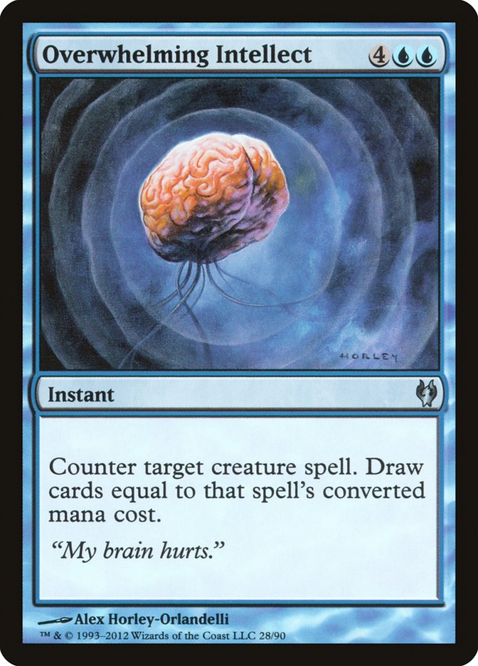 Overwhelming Intellect [Duel Decks: Izzet vs. Golgari] | Gamers Paradise