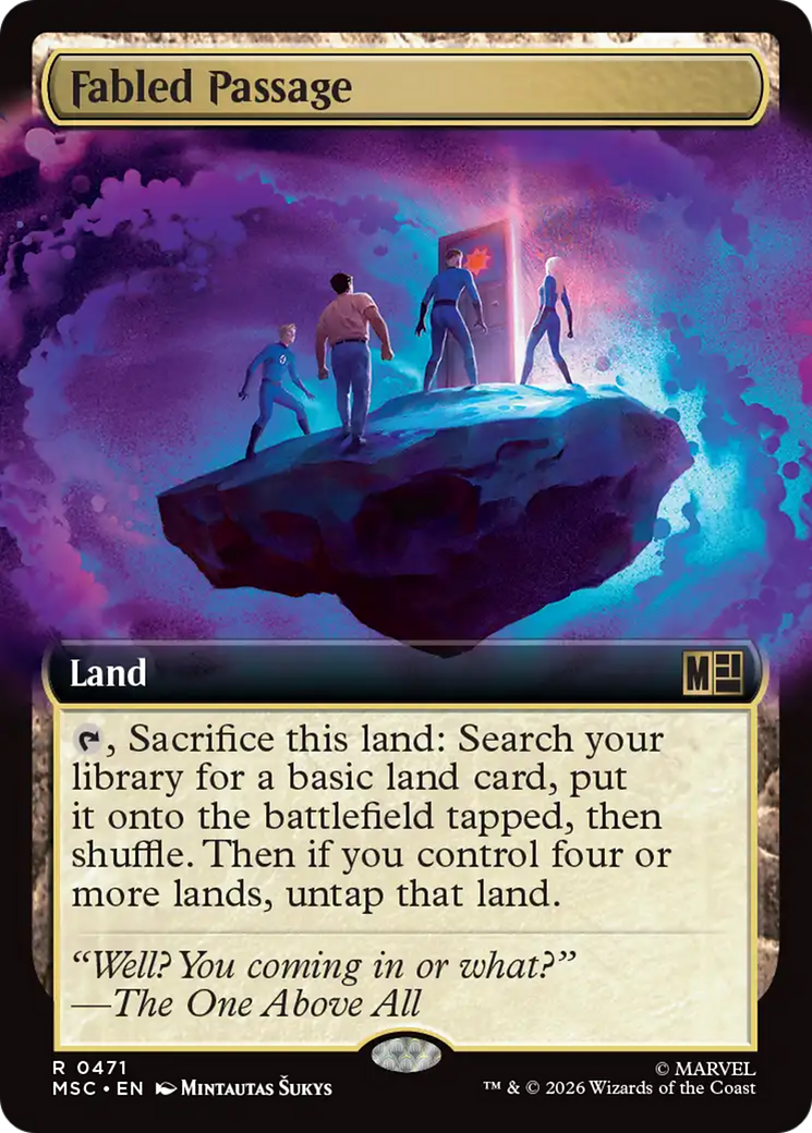 Fabled Passage (Extended Art) [Marvel Super Heroes Commander] | Gamers Paradise