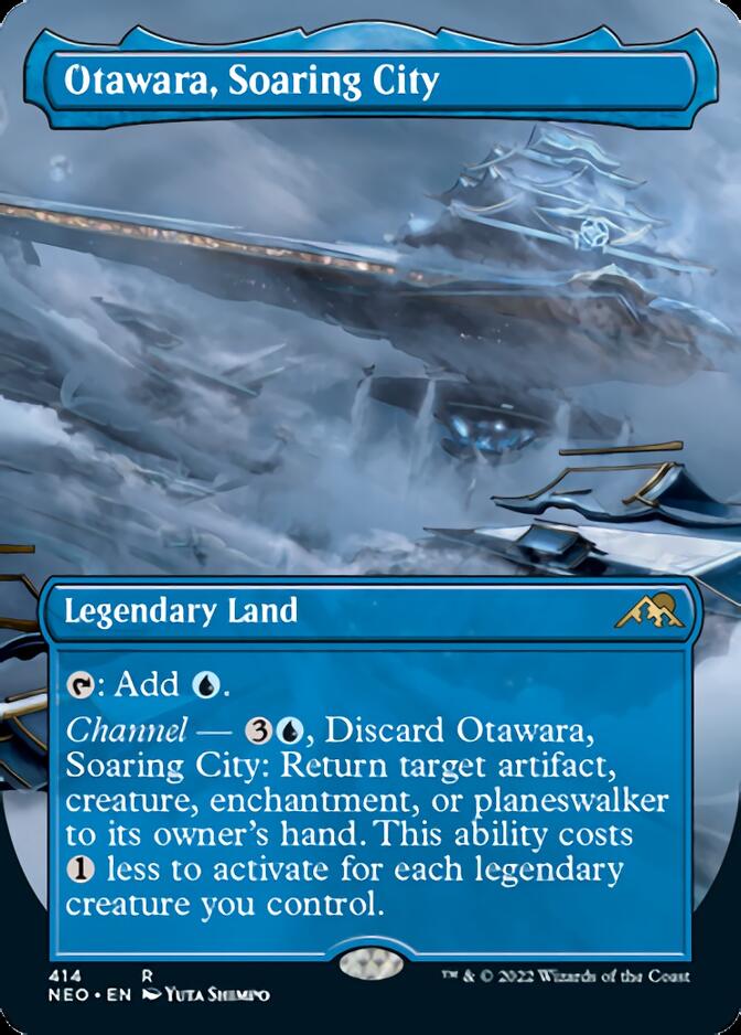 Otawara, Soaring City (Borderless Alternate Art) [Kamigawa: Neon Dynasty] | Gamers Paradise