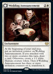 Wedding Announcement // Wedding Festivity [Innistrad: Crimson Vow] | Gamers Paradise