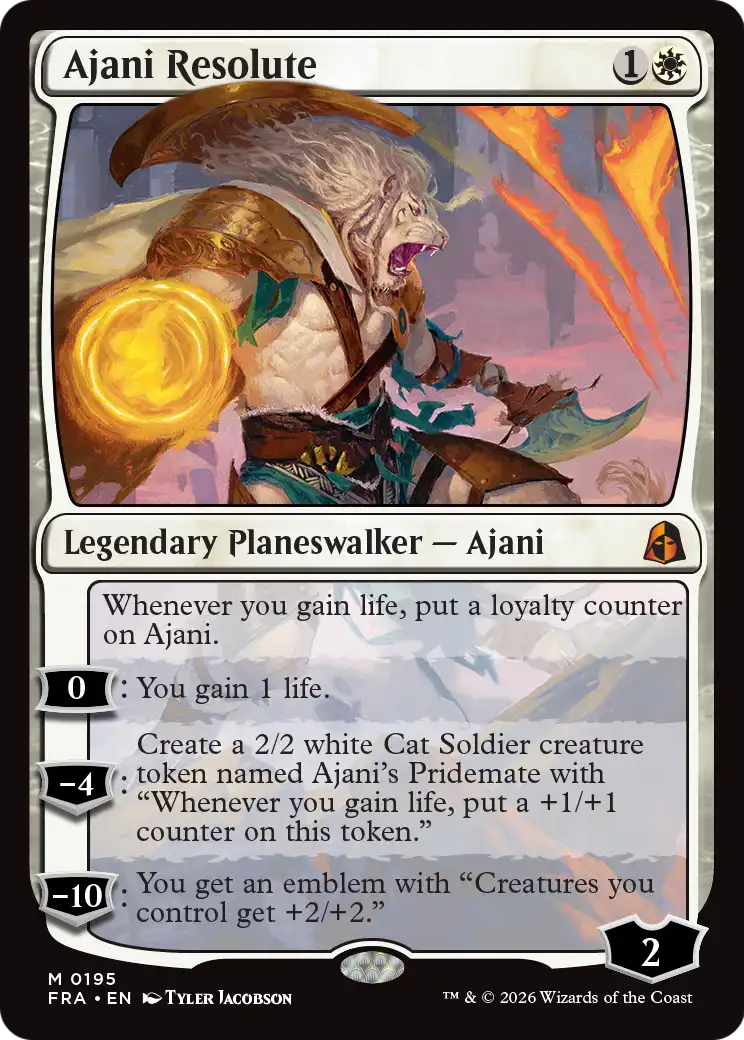 Ajani Resolute [Reality Fracture] | Gamers Paradise
