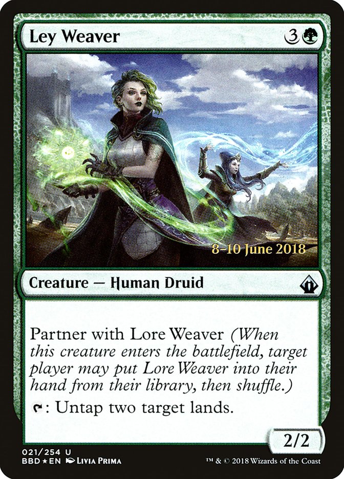 Ley Weaver [Battlebond Prerelease Promos] | Gamers Paradise