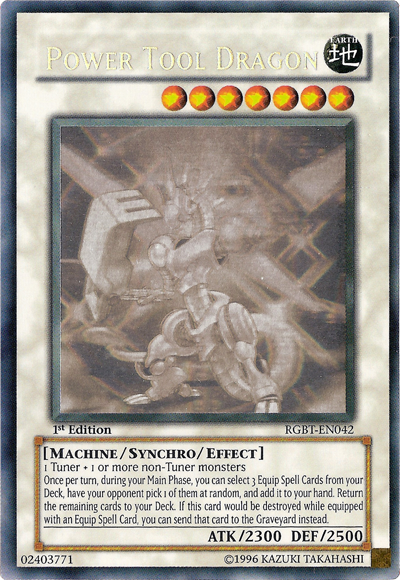 Power Tool Dragon [RGBT-EN042] Ghost Rare | Gamers Paradise