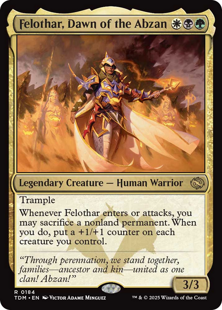 Felothar, Dawn of the Abzan [Tarkir: Dragonstorm] | Gamers Paradise