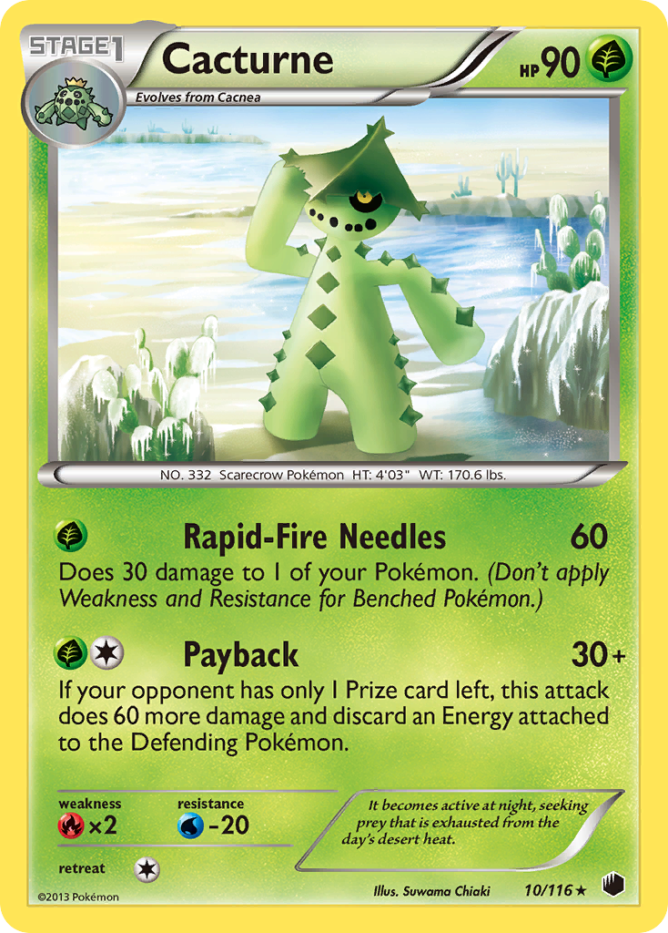 Cacturne (10/116) [Black & White: Plasma Freeze] | Gamers Paradise