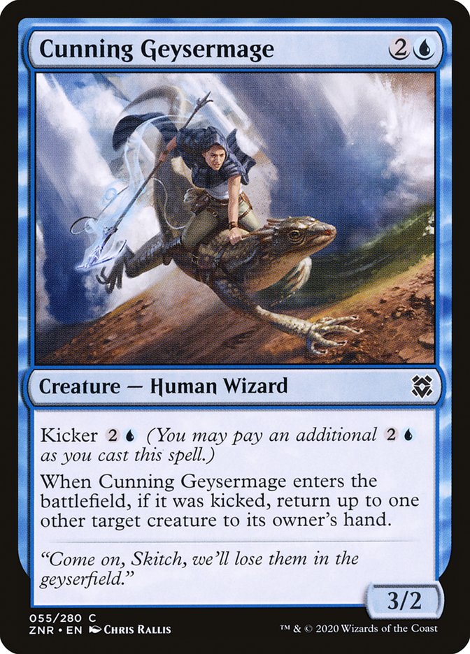Cunning Geysermage [Zendikar Rising] | Gamers Paradise