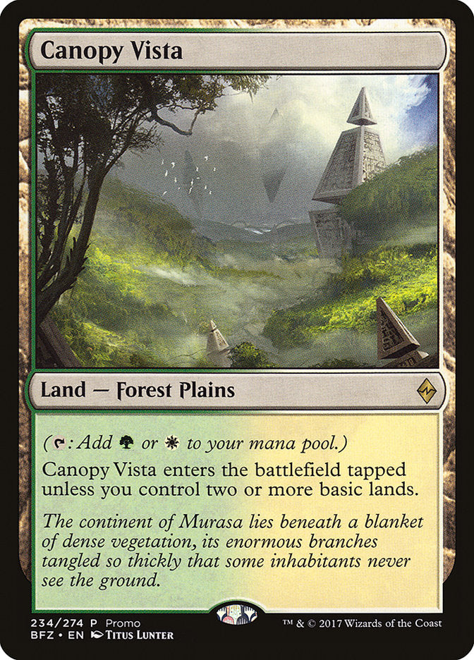 Canopy Vista (Promo) [Standard Showdown Promos] | Gamers Paradise