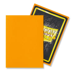 Dragon Shield: Standard 100ct Sleeves - Orange (Matte) | Gamers Paradise