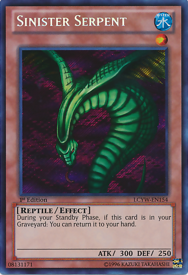 Sinister Serpent [LCYW-EN154] Secret Rare | Gamers Paradise