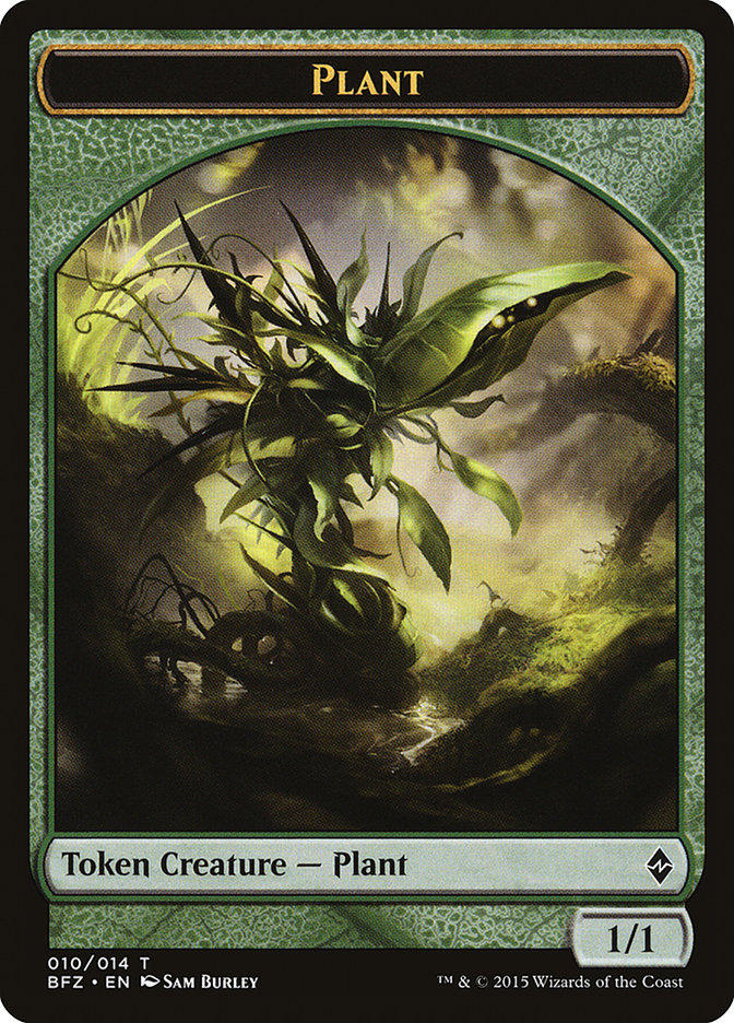 Plant Token [Battle for Zendikar Tokens] | Gamers Paradise
