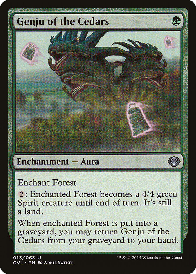 Genju of the Cedars (Garruk vs. Liliana) [Duel Decks Anthology] | Gamers Paradise